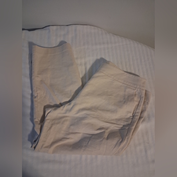 Beige Ankle Pants Womens Size 16 - Picture 10 of 11